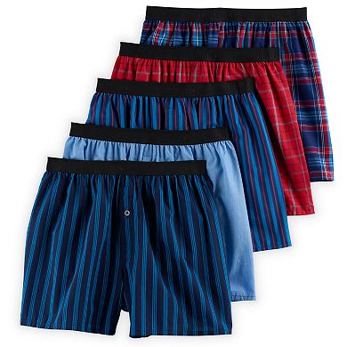 Fruit of the Loom Men's Signature Boxer Briefs 5 Pack 