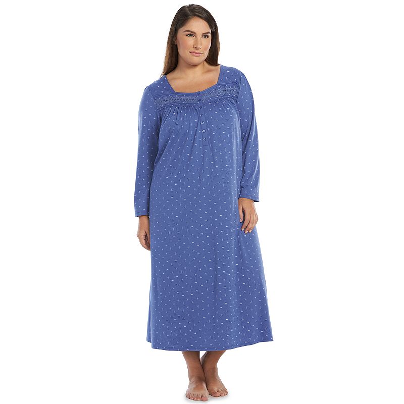 long sleeve pajama gown
