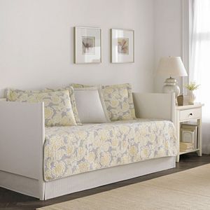 Laura Ashley Lifestyles 5-pc. Reversible Joy Daybed Quilt Set