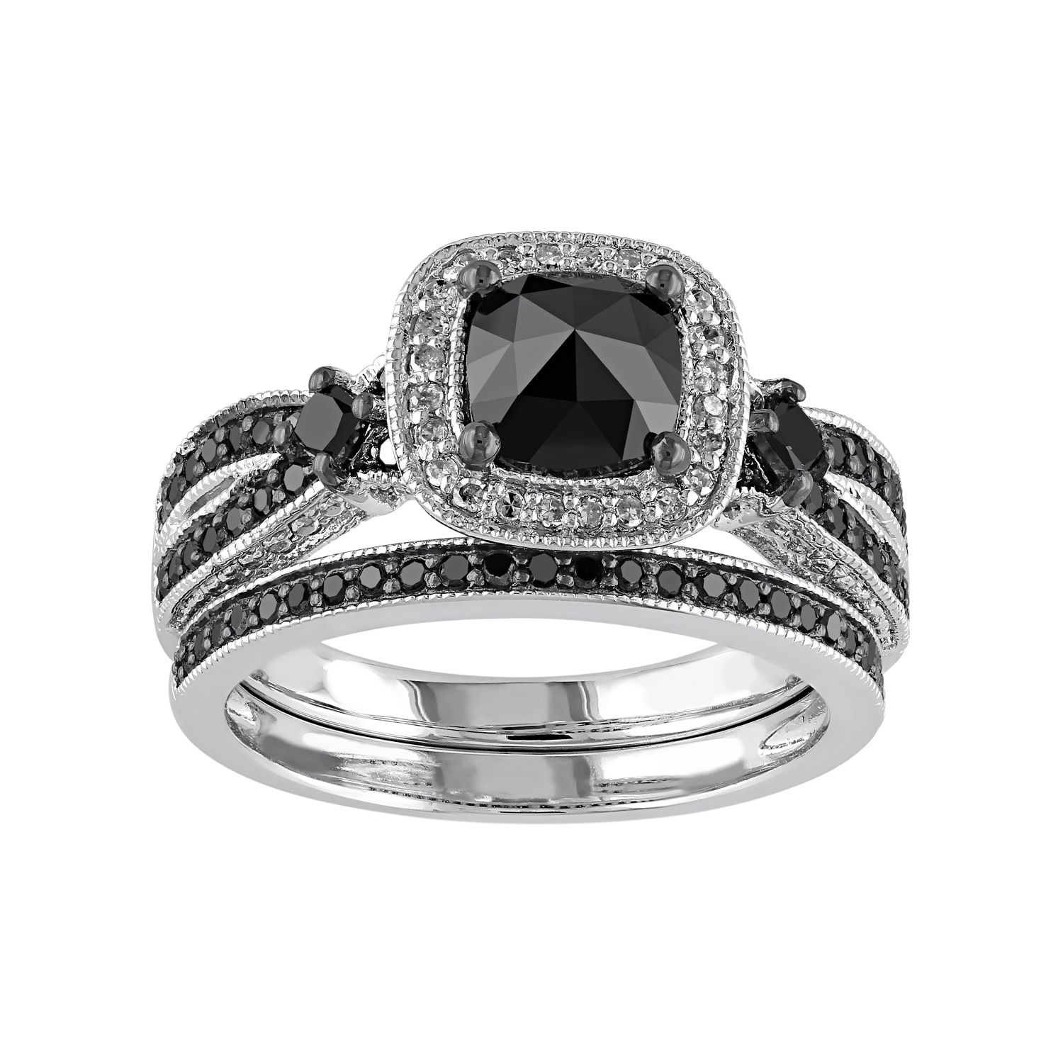 Kohls black diamond engagement rings