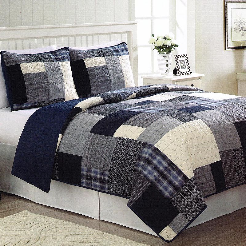 Kohl's Indigo Blues Quilt Set, Blue Shop Your Way Online Shopping