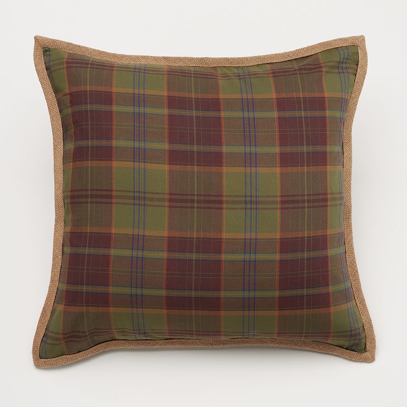 CHAPS HOME MADRAS THROW PILLOW SHAM