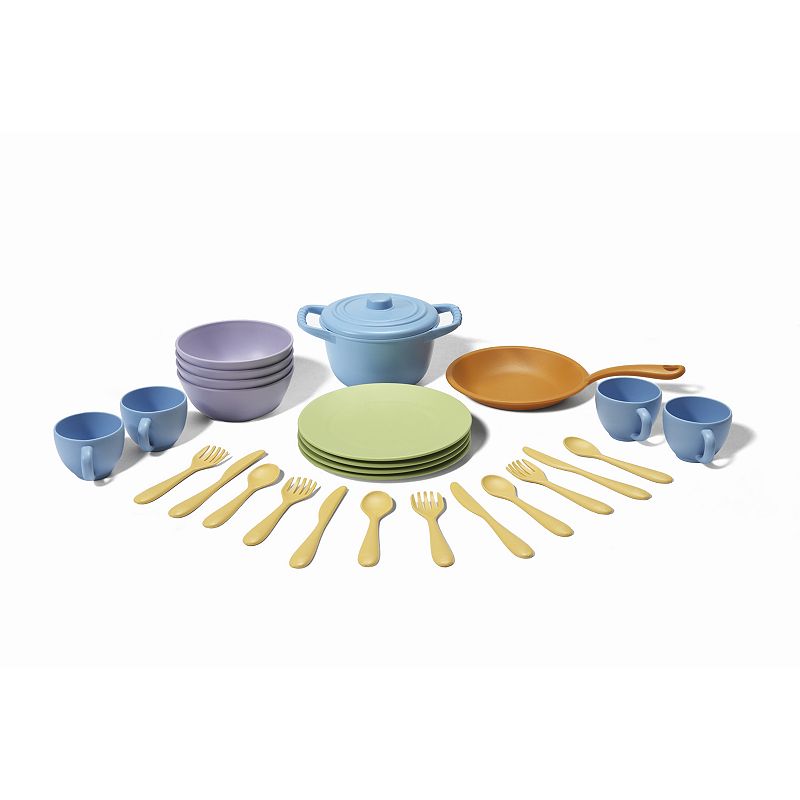 Green Toys Cookware & Dining Set, Multicolor