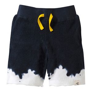 Baby Boy Burt's Bees Baby Organic Dip-Dye Knit Terry Board Shorts