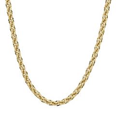 Everlasting Gold 14k Gold Rope Chain Necklace 30 in. by