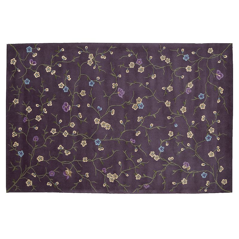 Purple Floral Rug Kohl's
