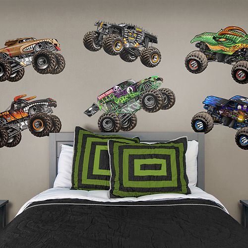 Monster Jam Trucks Collection Wall Decals by Fathead