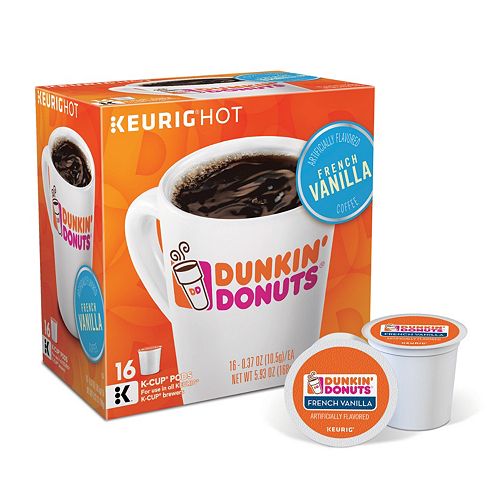 Keurig KCup Portion Pack Dunkin' Donuts French Vanilla Coffee 16pk.