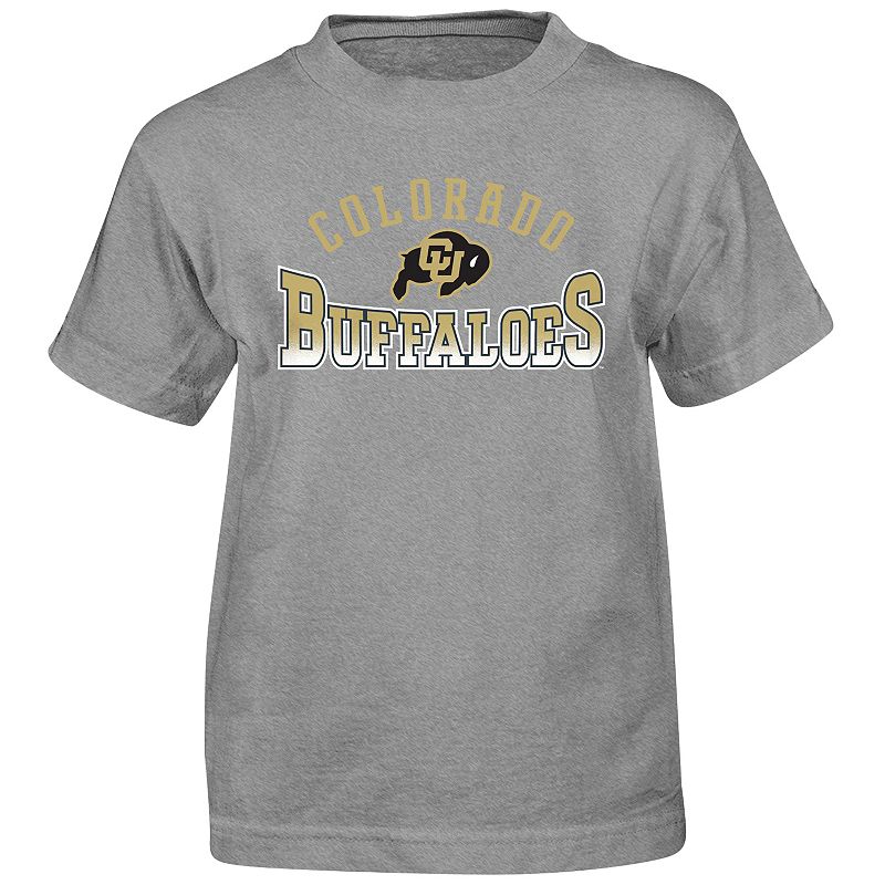 Boys 4-7 Colorado Buffaloes Cotton Tee, Boy's, Size: L (7) , Grey (Charcoal)