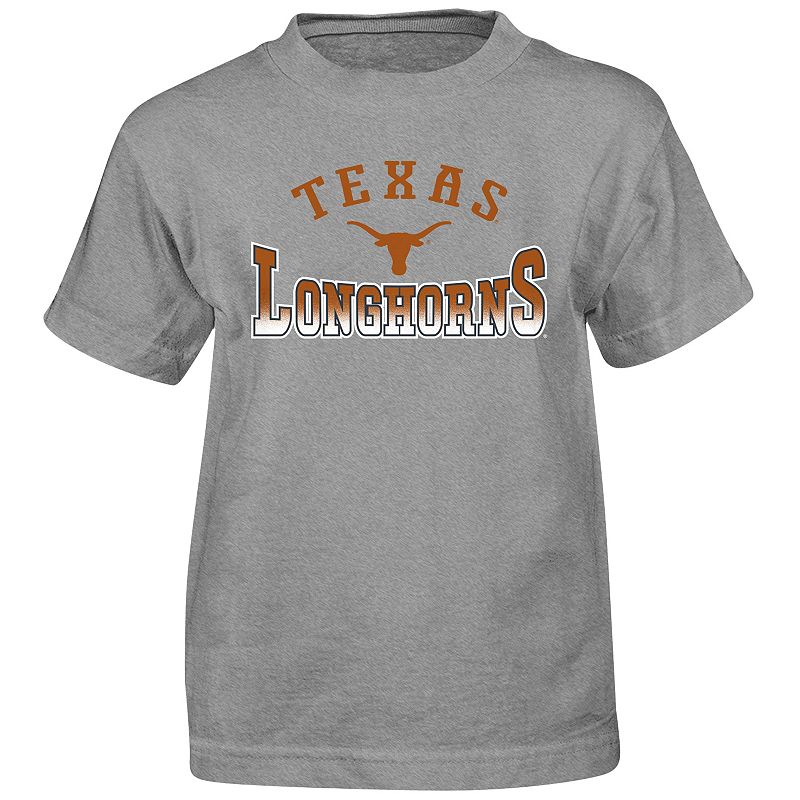 Boys 4-7 Texas Longhorns Cotton Tee, Boy's, Size: S (4) , Grey (Charcoal)