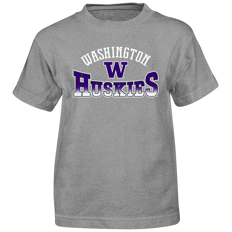 Boys 4-7 Washington Huskies Cotton Tee, Boy's, Size: S (4) , Grey (Charcoal)
