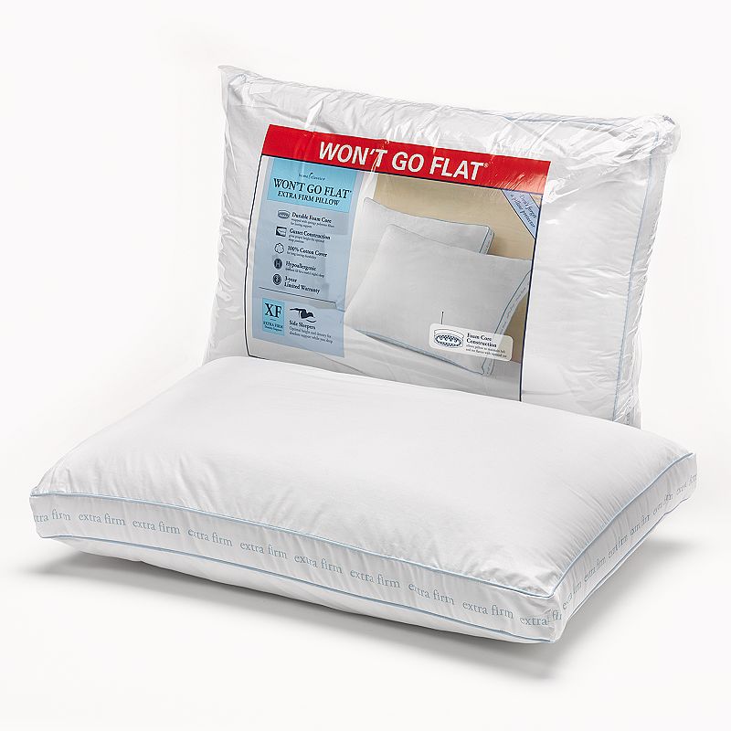 Home Classics Won't Go Flat ExtraFirm Pillow