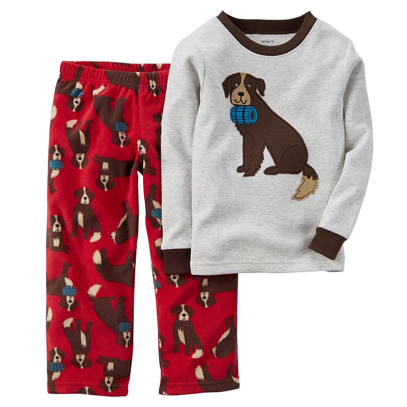 Boys Carter's 2Piece Saint Bernard Pajama Set