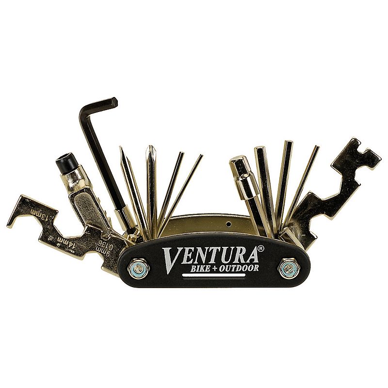 Ventura 18-in-1 Mini Folding Bike Multi Tool, Black