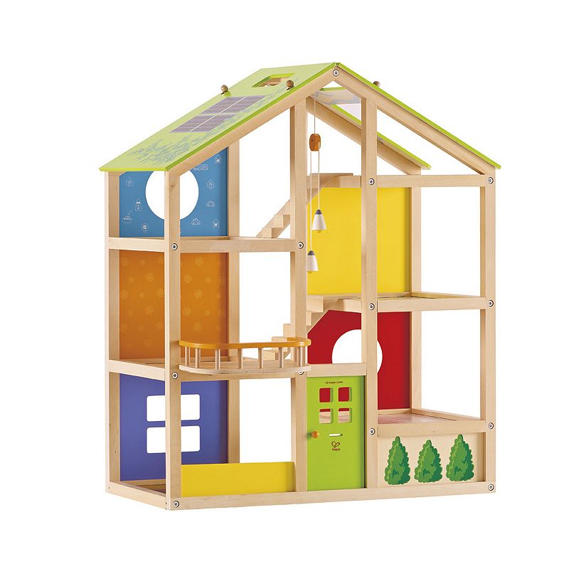 Hape All Season Dollhouse, Multicolor