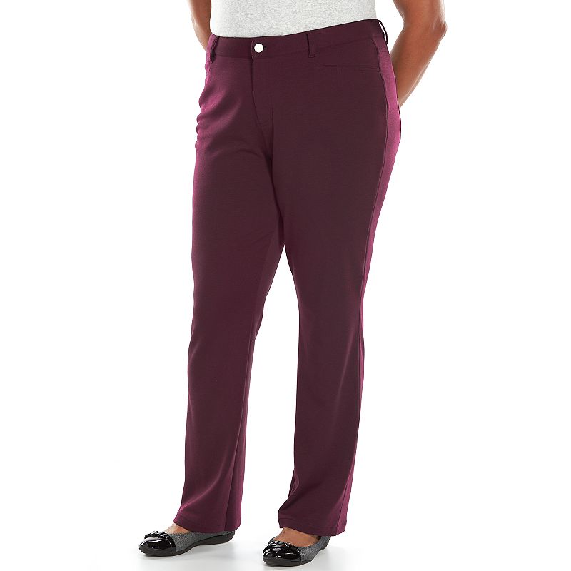 polyester rayon spandex pants plus size