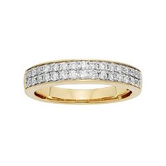 1/2 Carat T.W. IGL Certified Diamond 14k Gold Wedding Ring by