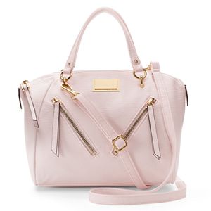 Juicy Couture Diagonal Zipper Satchel