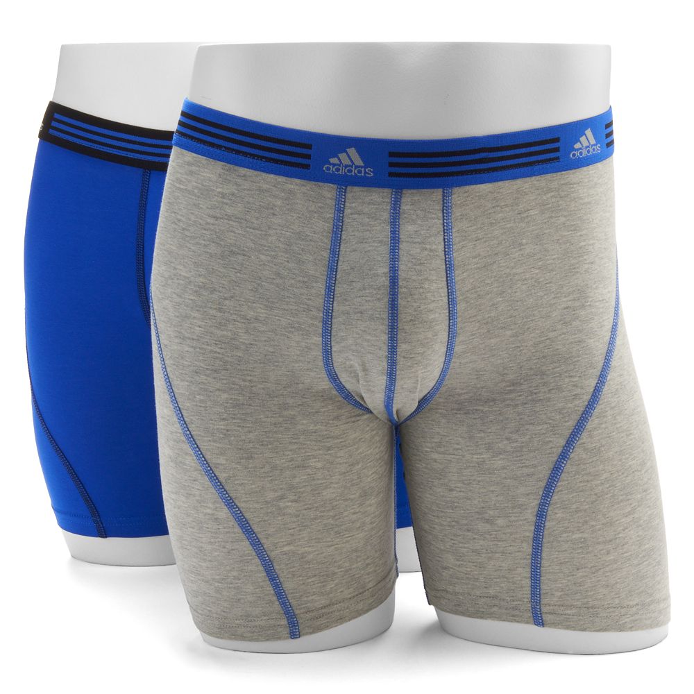 Adidas CLIMALITE Mens Athletic Stretch Boxer Briefs 2 pack S / M / L
