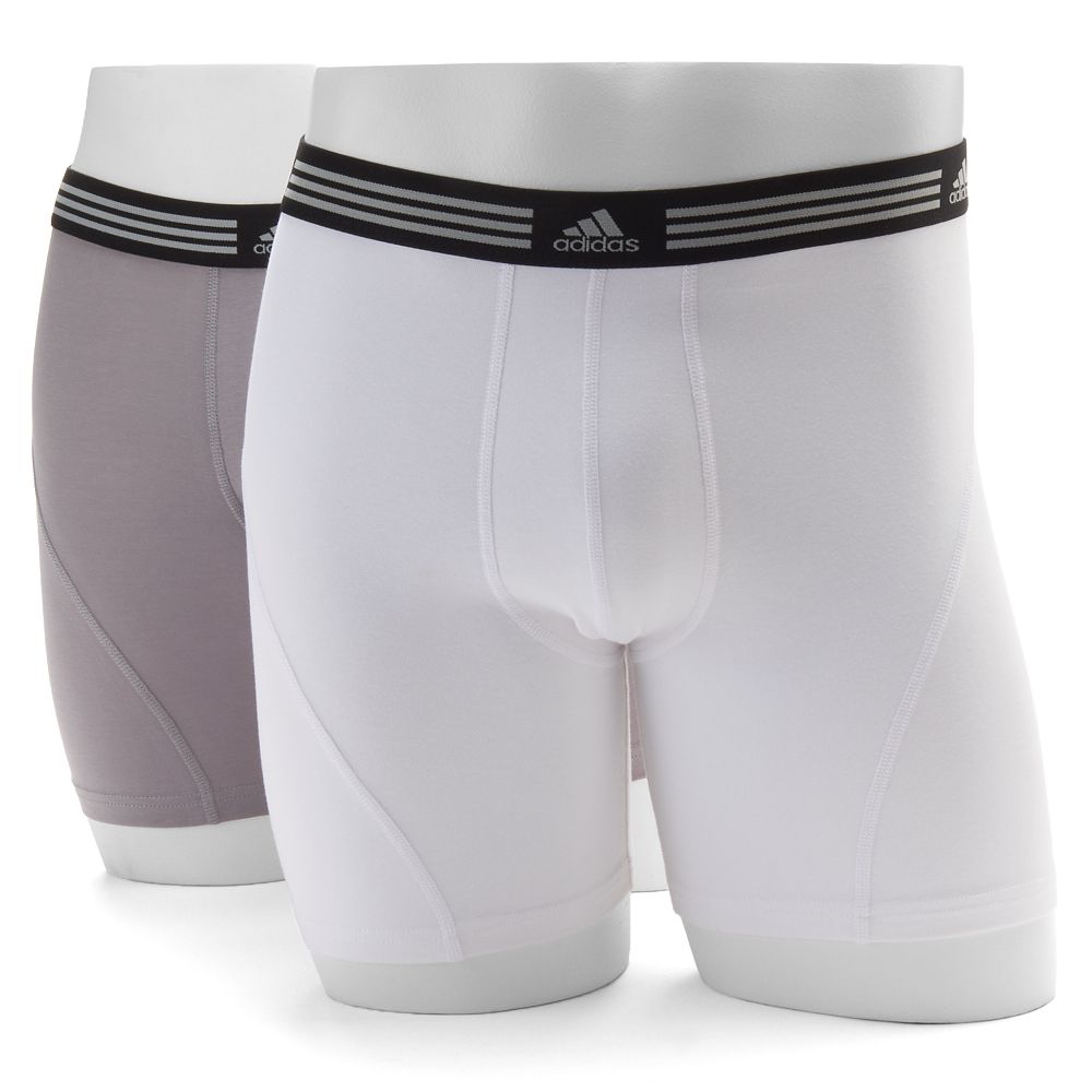 Adidas CLIMALITE Mens Athletic Stretch Boxer Briefs 2 pack S / M / L / XL / XXL eBay