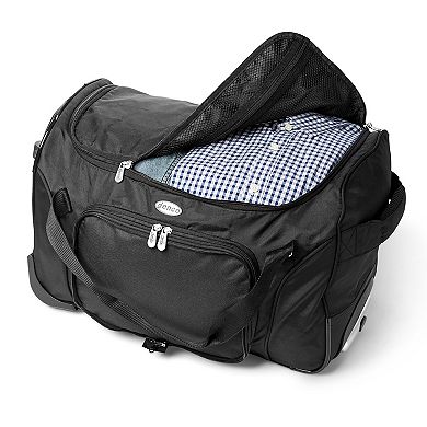 Denco Tampa Bay Lightning 22-Inch Wheeled Duffel Bag