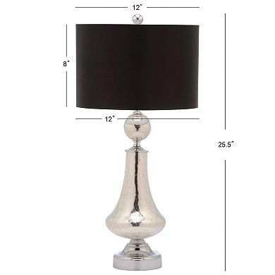 Safavieh 2-piece Crackle Glass Table Lamp Set