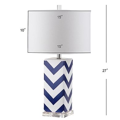 Safavieh 2-piece Chevron Table Lamp Set