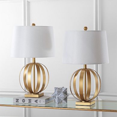 Safavieh 2-piece Euginia Sphere Table Lamp Set