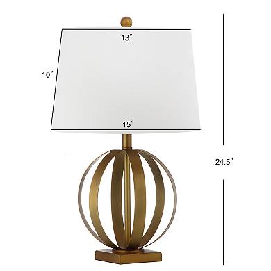 Safavieh 2-piece Euginia Sphere Table Lamp Set