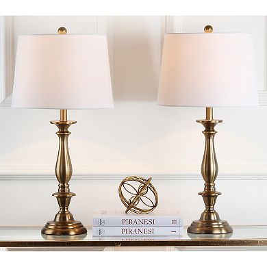 Safavieh 2-piece Brighton Candlestick Table Lamp Set