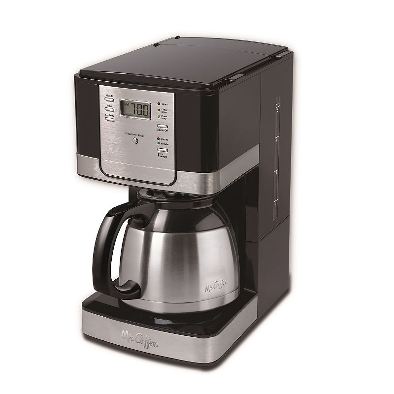 Mr. Coffee 8-Cup Thermal Programmable Coffee Maker, Black