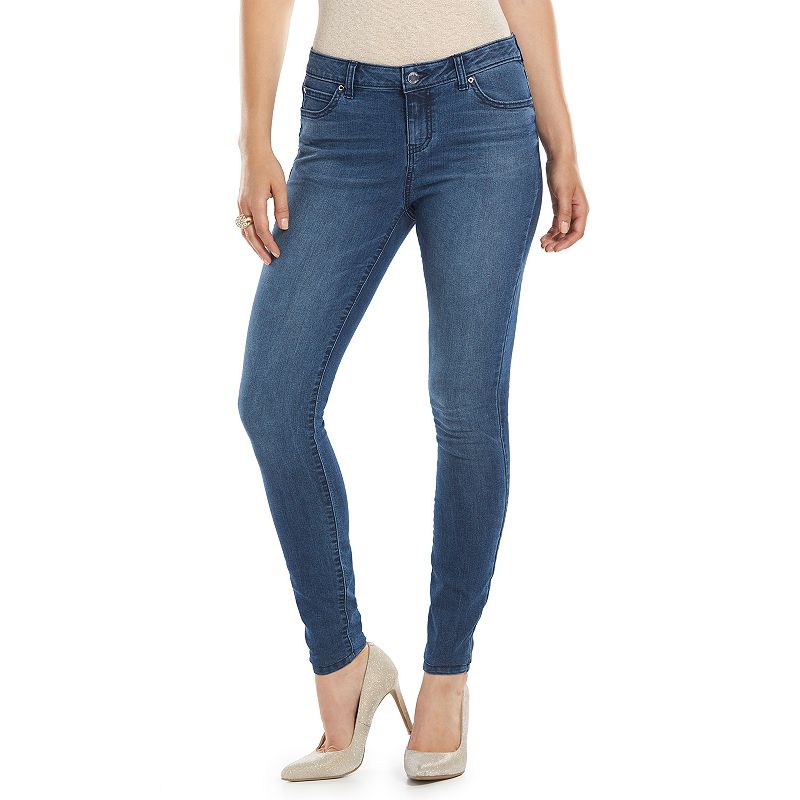 Women's Jennifer Lopez High-rise Skinny Jeans, Size: 0 T/l, Ophelia