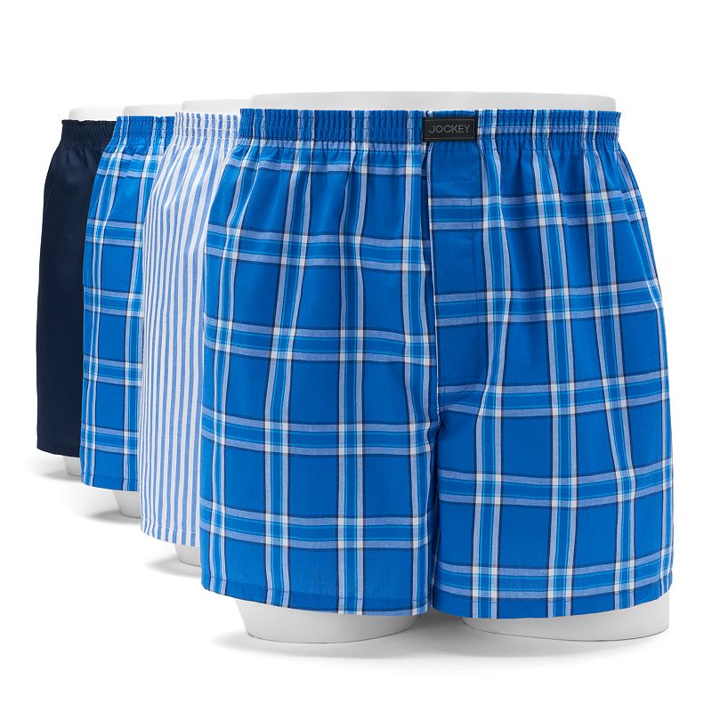 Men's Jockey 4pack Active Blend Patterned Performance Woven Boxers