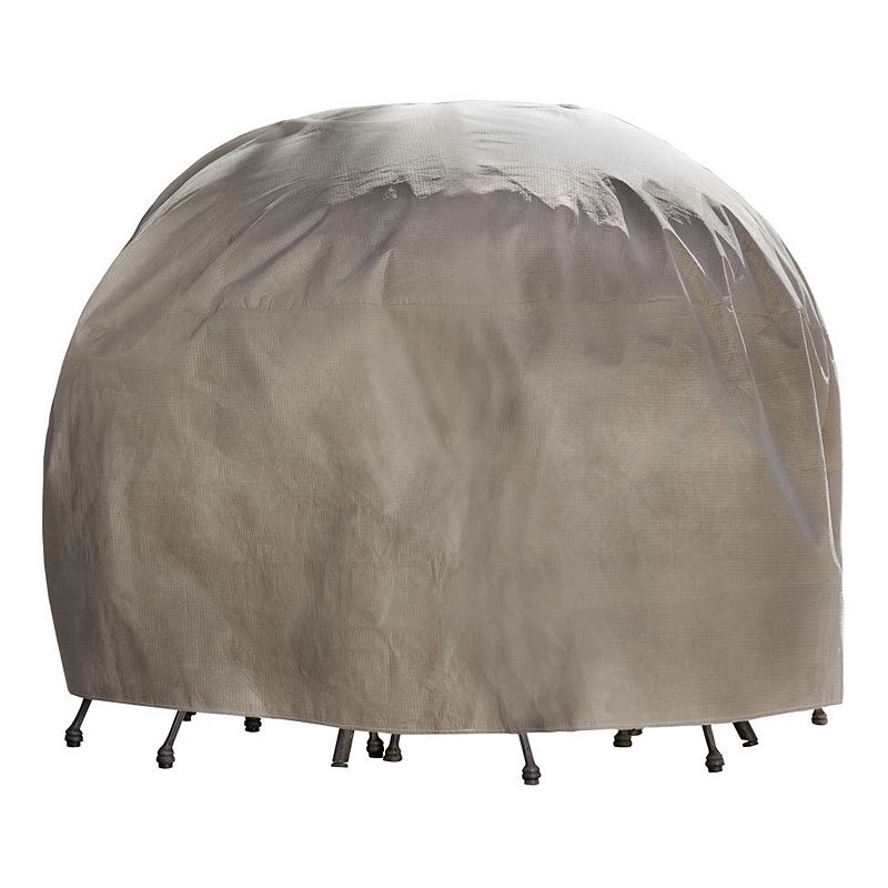 Outdoor Duck Covers Elite 76-in. Round Patio Table Cover and Inflatable Airbag, Brown