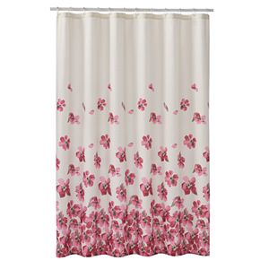 Home Classics® Falling Floral Fabric Shower Curtain