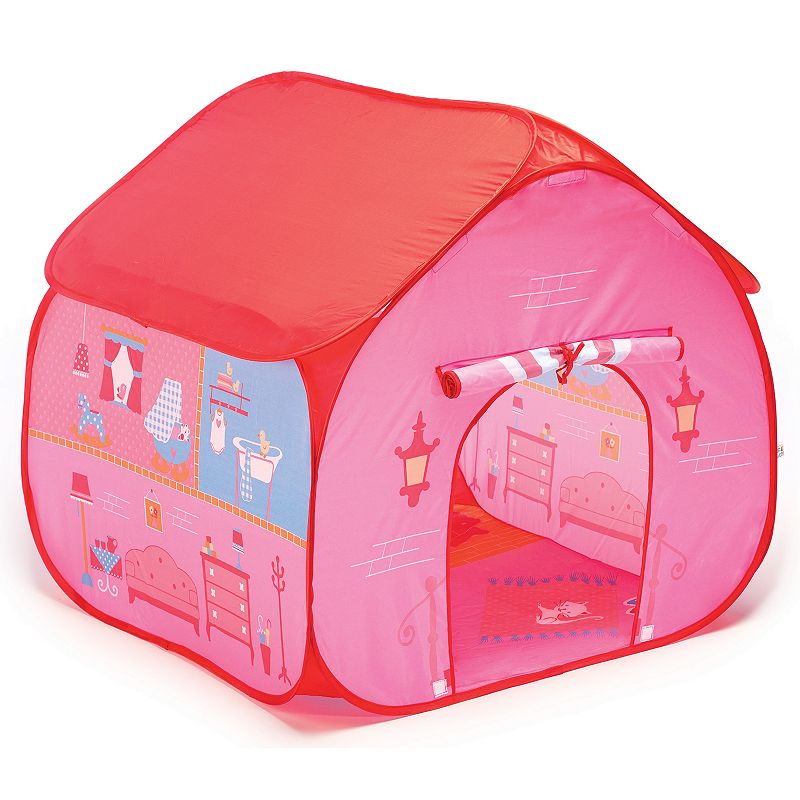 Fun2Give Pop-it-Up Dollhouse Tent with House Play Mat, Multicolor