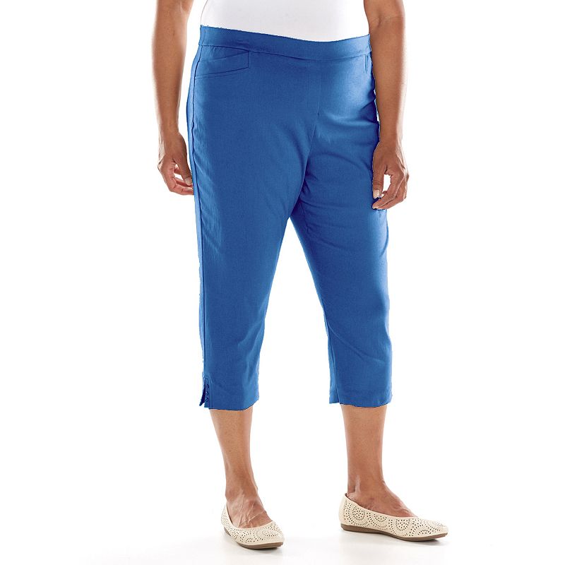 Briggs Slimming ComfortWaist Crop Pants Women's Plus Size