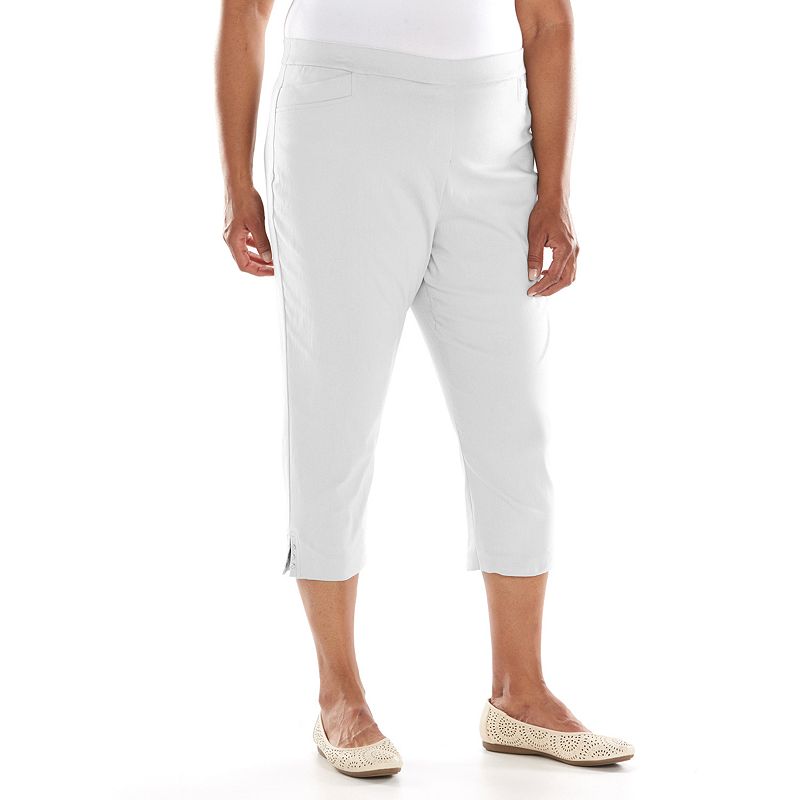 Briggs Slimming ComfortWaist Crop Pants Women's Plus Size