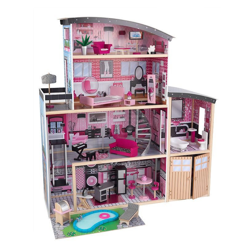 KidKraft Sparkle Mansion Dollhouse, Multicolor