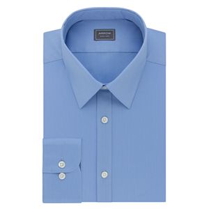 Men's Arrow Stretch Slim-Fit Solid Point-Collar Dress Shirt