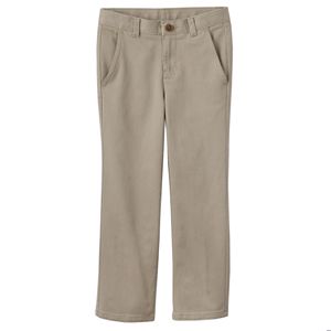 Boys 4-7 Chaps School Uniform Flat Front Twill Pants