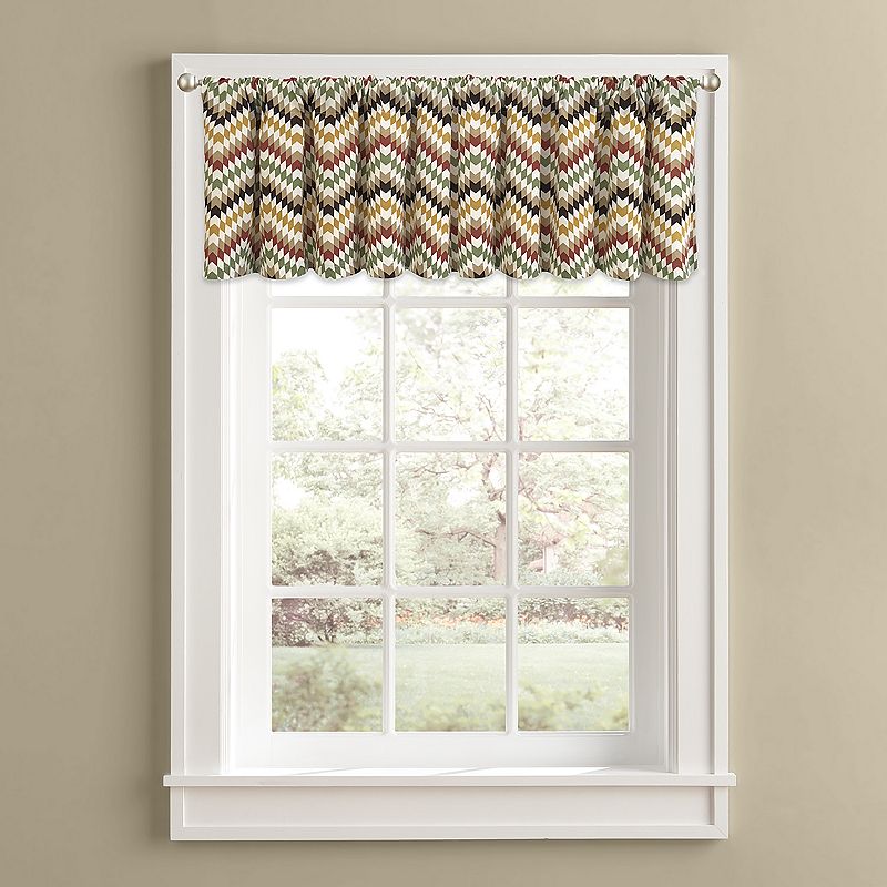 Colordrift Chevron Quilt Valance 60'' x 14''