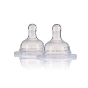 5 Phases 2-pk. Vented Silicone Nipples - 0-3 months
