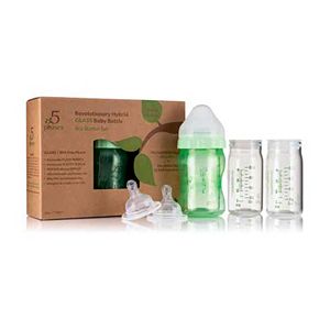 5 Phases 4-oz. Hybrid Glass Baby Bottle Set