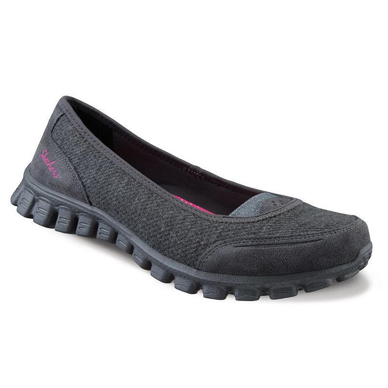 Skechers EZ Flex 2 Chasing Dreams Women's Slip-On Sneakers, Girl's, Size: 7.5, Dark Grey