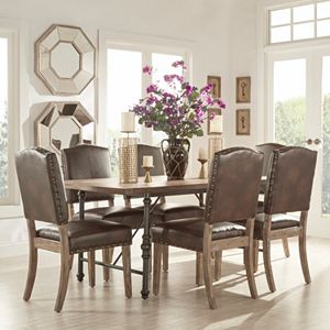 HomeVance Brookdale 7-piece Table and Chair Dining Set