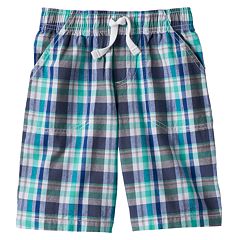 Boys 4-7x Jumping Beans® Open Plaid Shorts