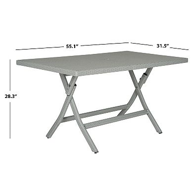 Safavieh Dilettie Rectangle Folding Table