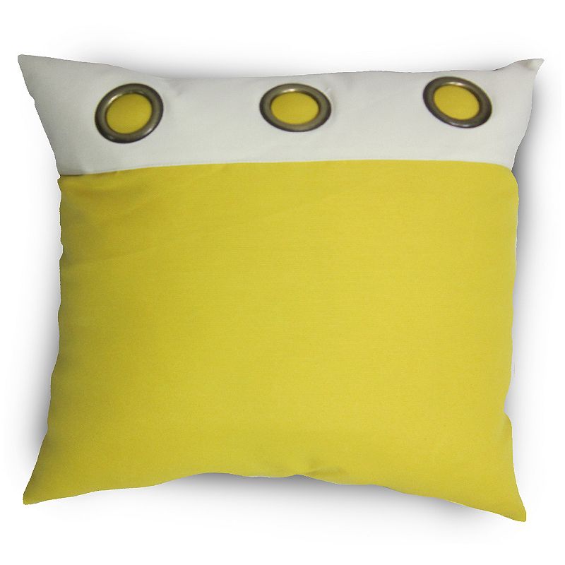 Home Fashions International Outasight Grommets Indoor Outdoor Throw Pillow DealTrend