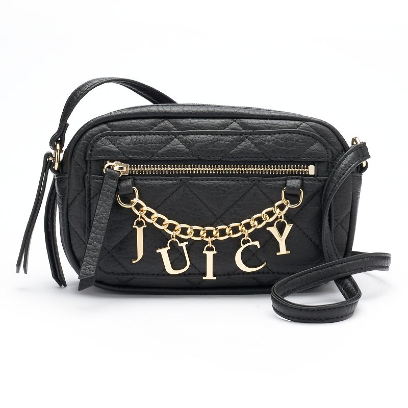 Black Leather Chain Handbag Kohl's